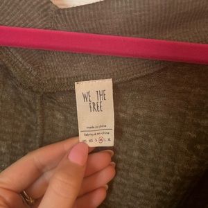 Free People oversized off the shoulder slouchy tee